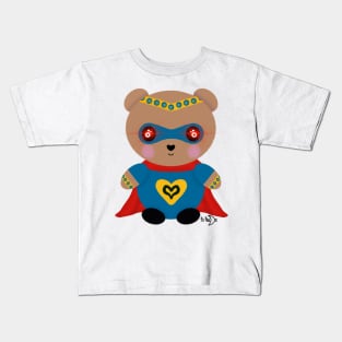 Superhero bear Kids T-Shirt